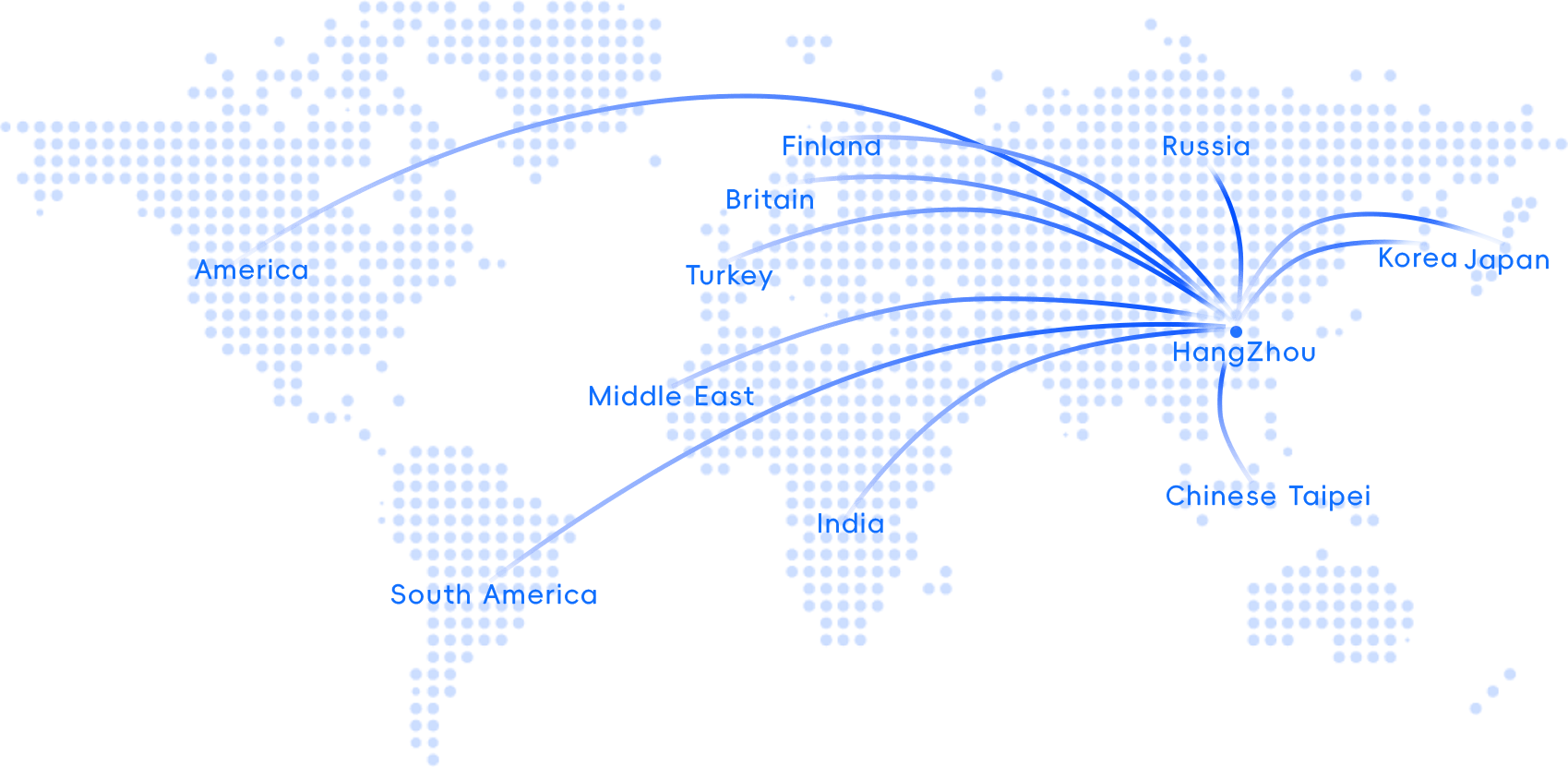 全球网络覆盖图